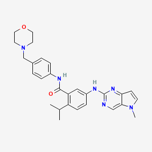 CB-5083 molecular structure — VCP inhibitor seed compound